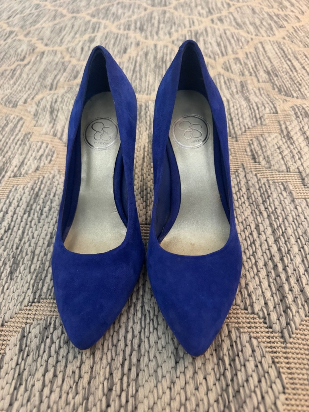 Jessica Simpson | Electric Blue Suede Heels